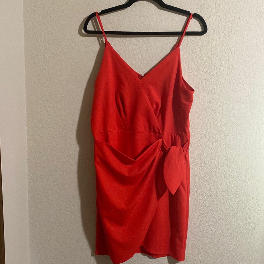 Red Wrap Dress